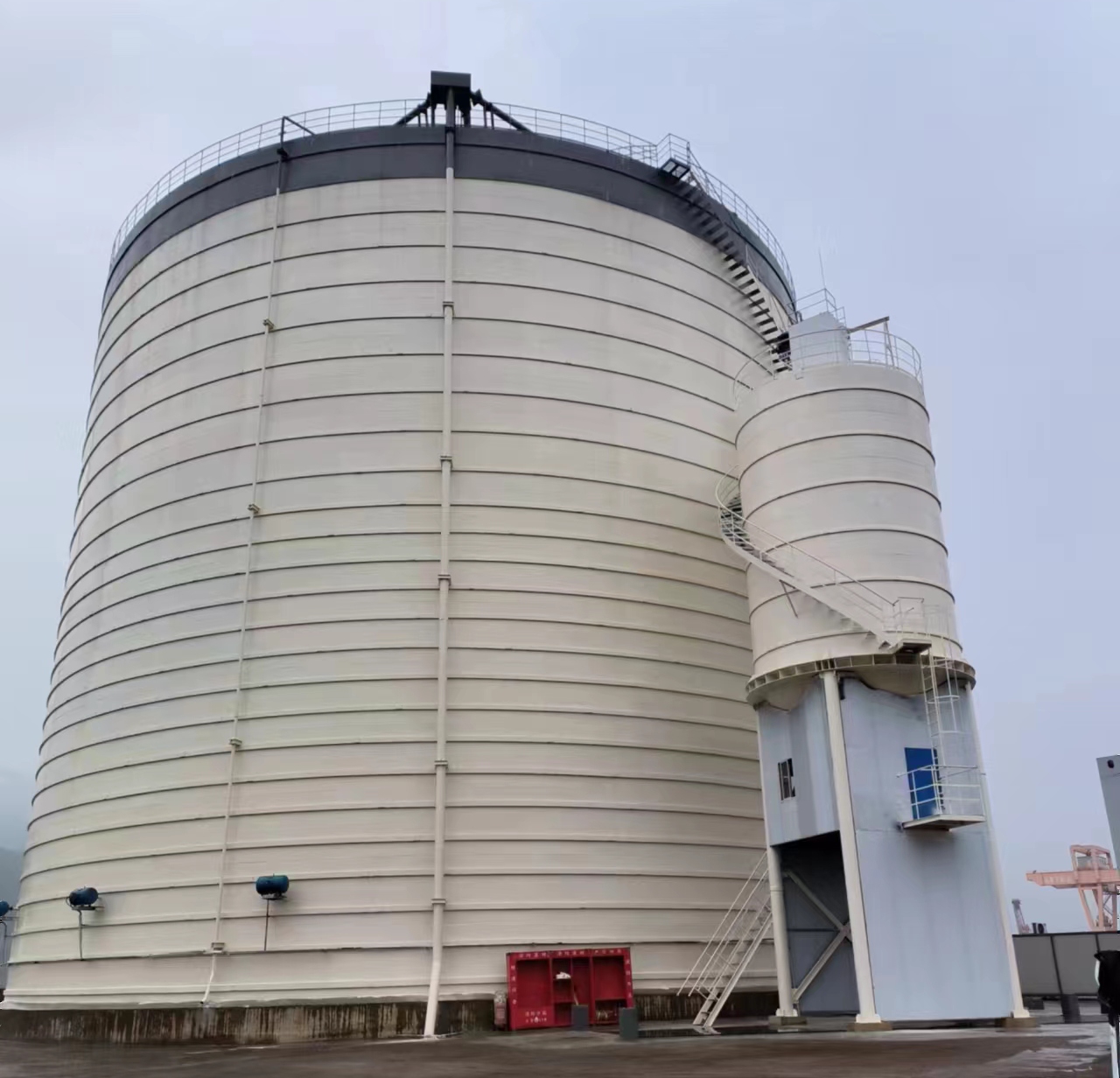 饶河10万吨水泥钢板库